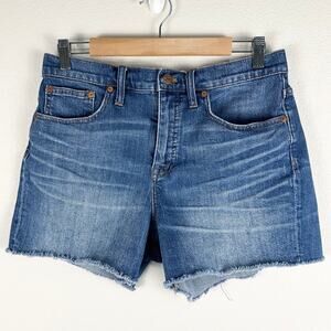 Madewell High Rise Denim Shorts Size 29 Summer Vacation Casual